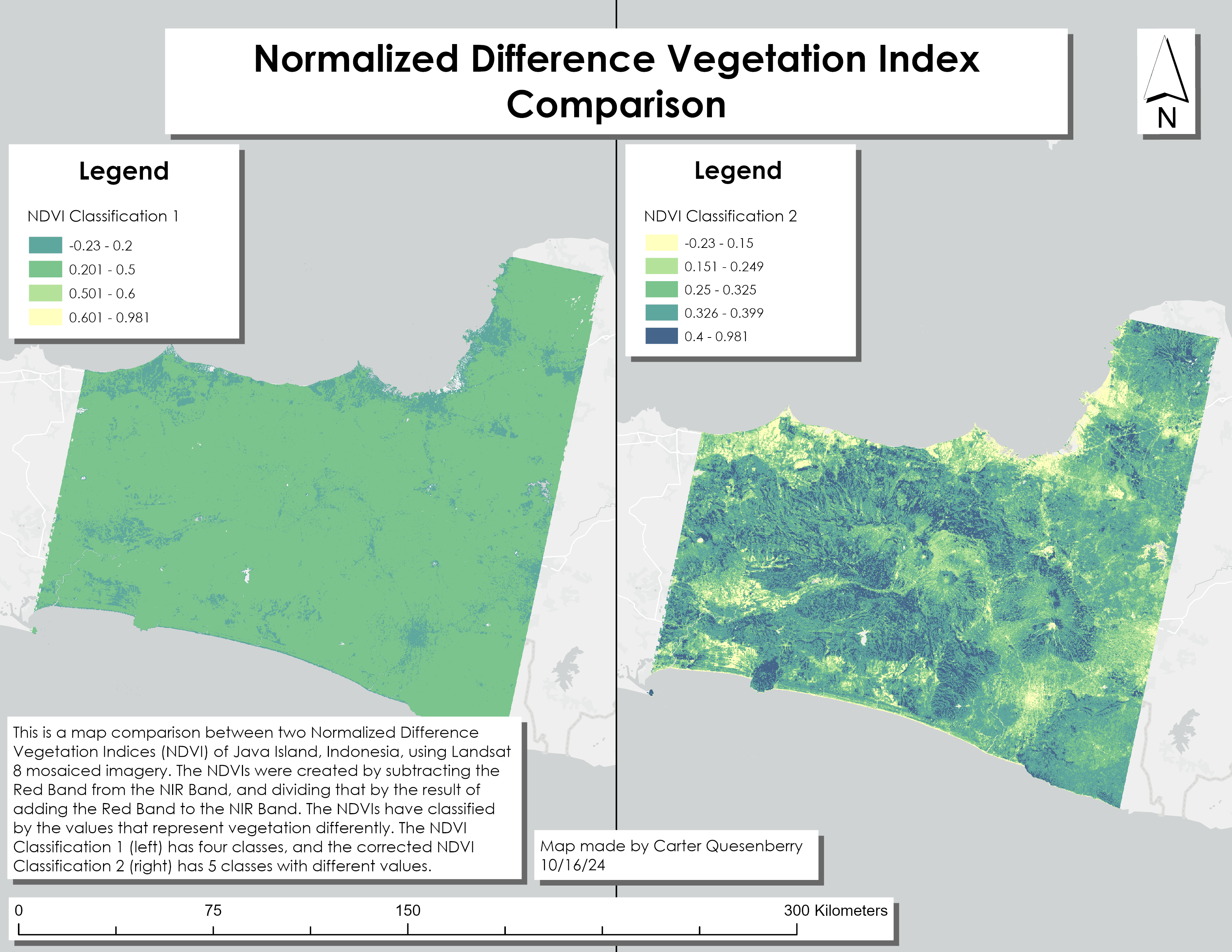Cloud Mask NDVI Comparison